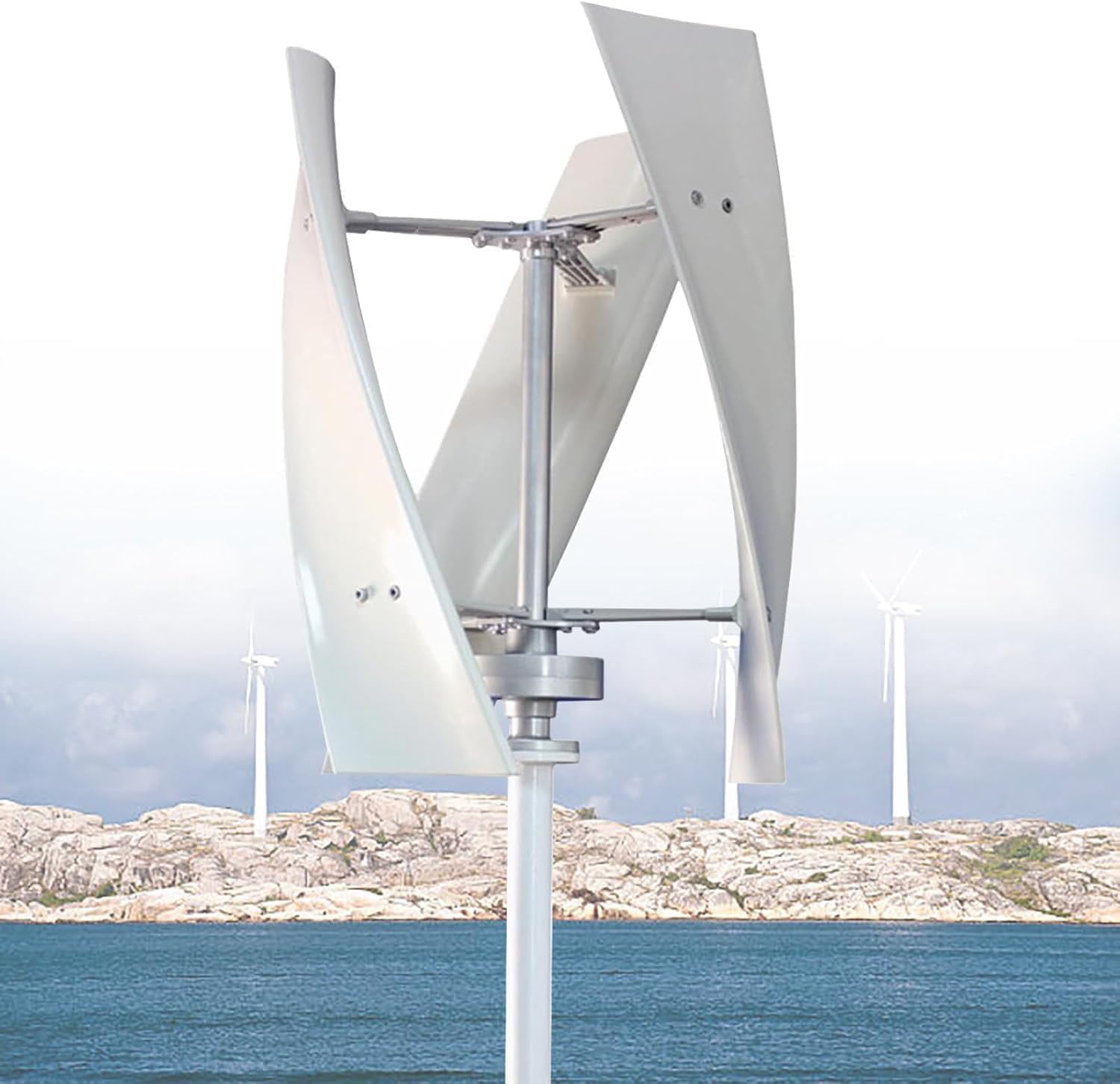 10000W vertical wind turbine generator kit with MPPT controller for home use