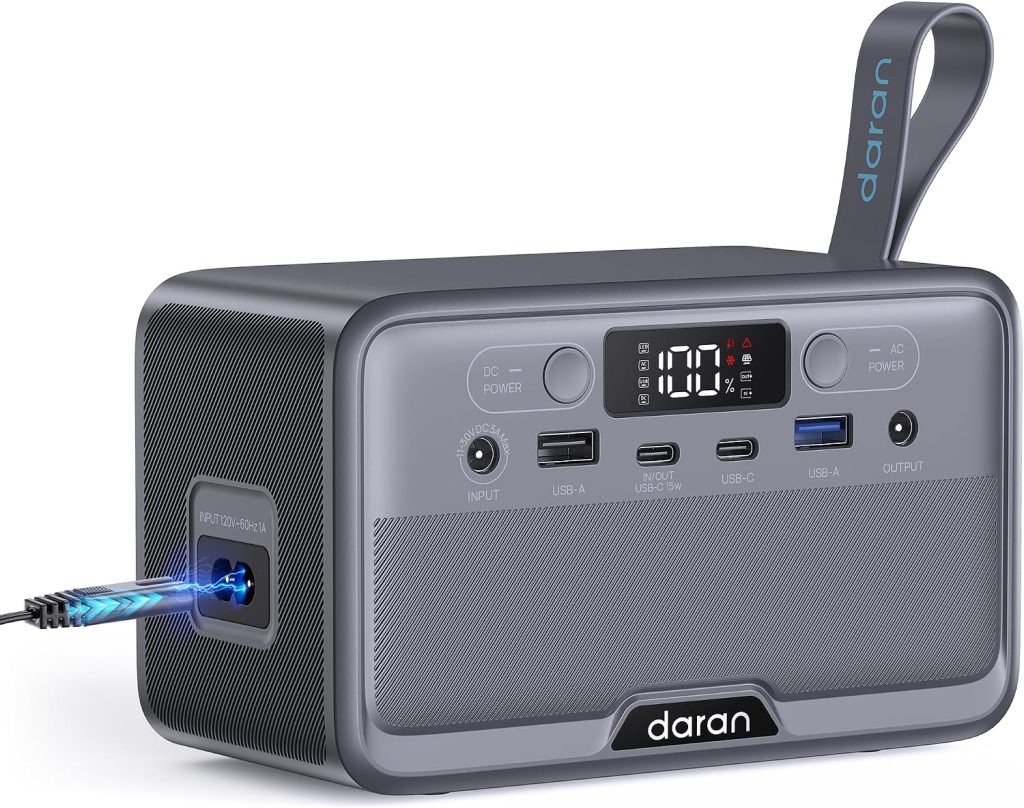 Ultra-light 100W 89.6Wh portable power station for on-the-go emergency backup
