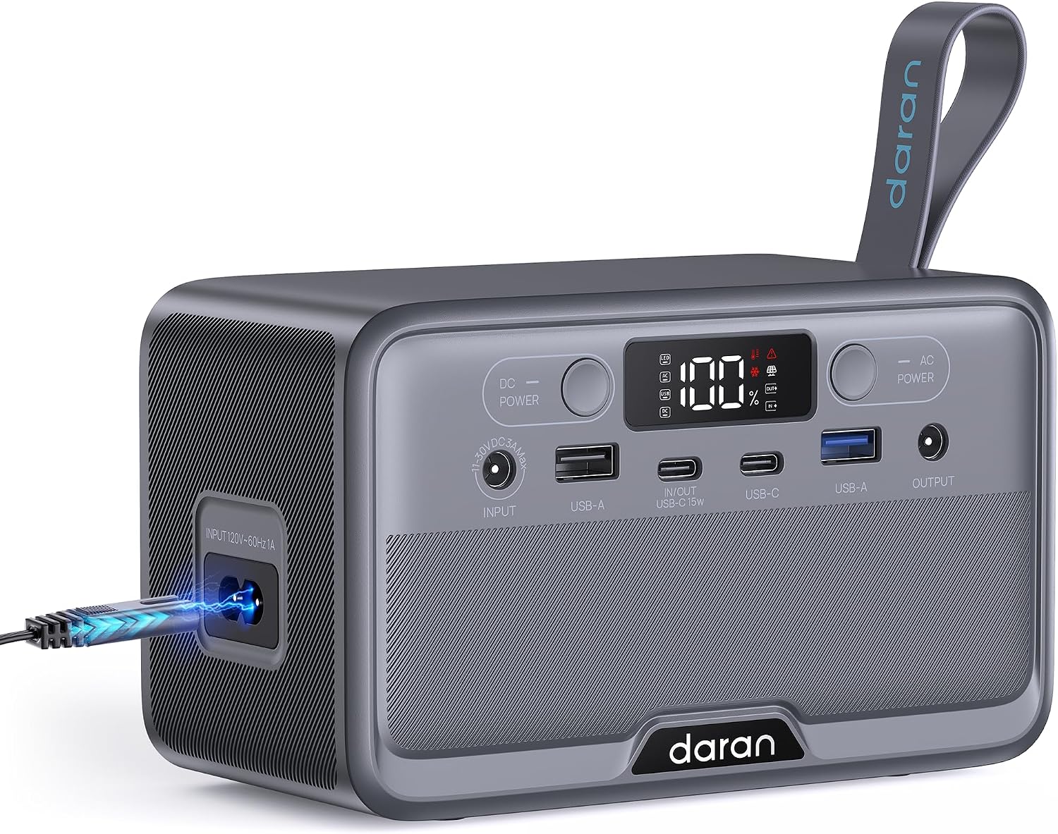 Ultra-light 100W 89.6Wh portable power station for on-the-go emergency backup