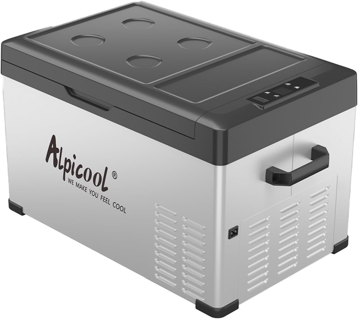 Alpicool C30 12V car fridge freezer real product photo