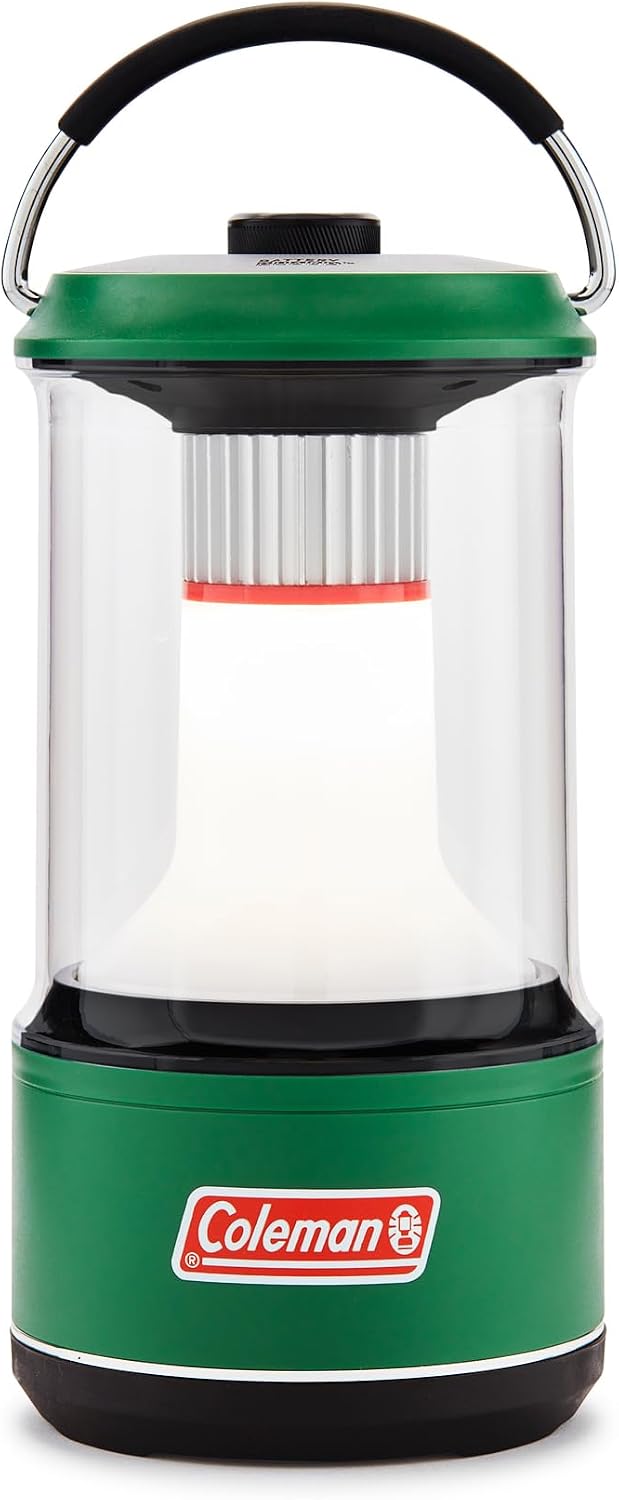 Coleman 1000L LED lantern with BatteryGuard for camping and power outages