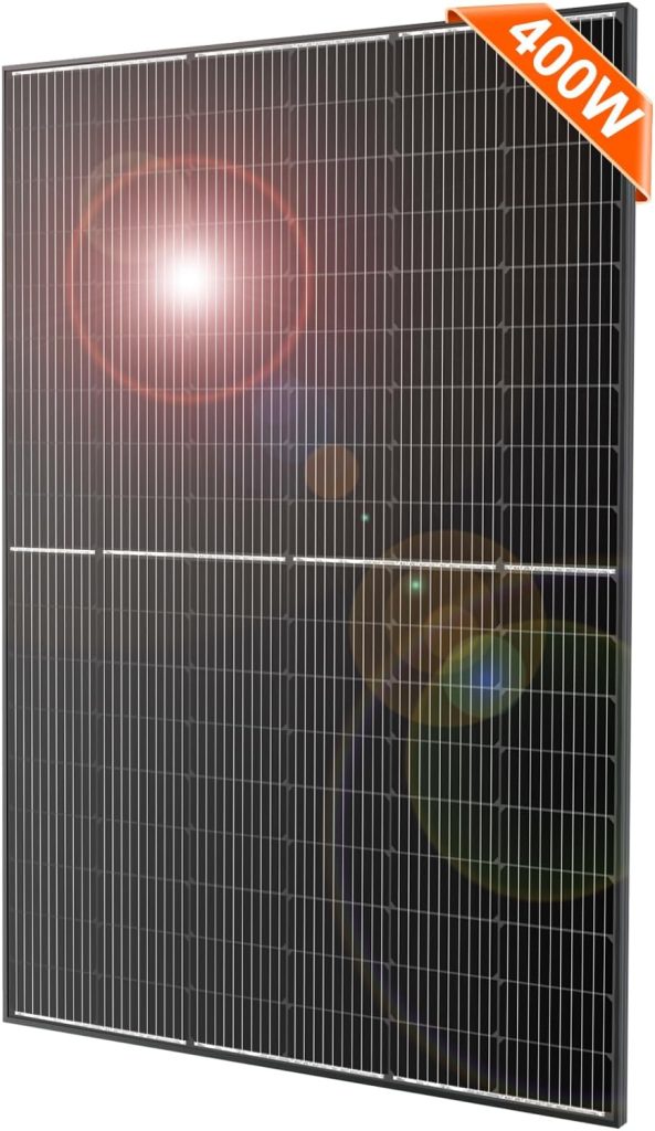DOKIO 400W 31V monocrystalline solar panel for 24V off-grid setups