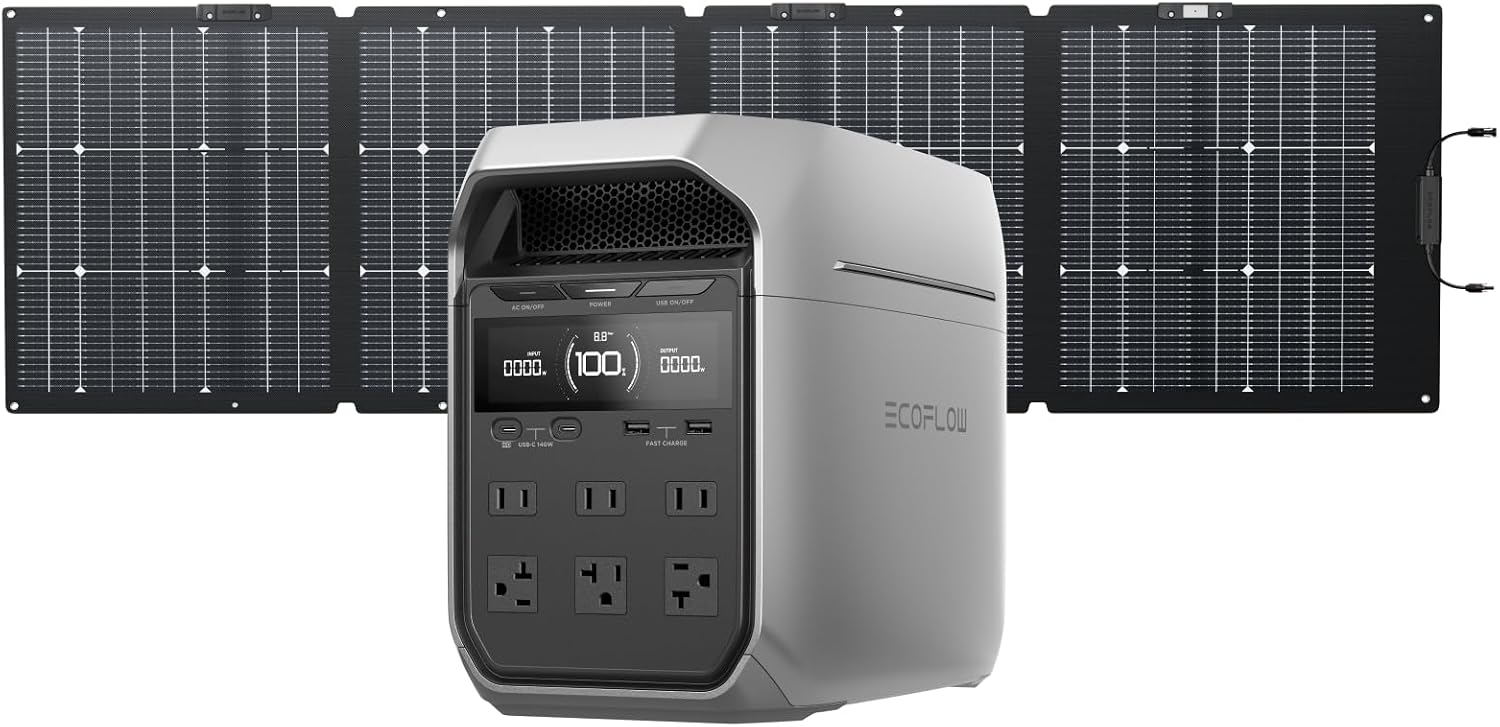 EF ECOFLOW DELTA 3 Plus Bundle real product photo