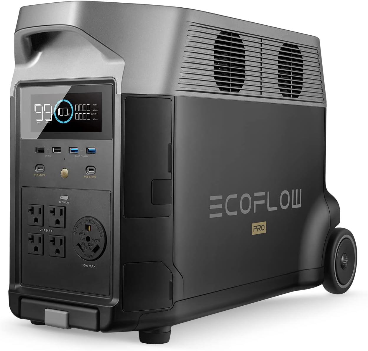 EF ECOFLOW DELTA Pro 3600Wh portable power station product photo