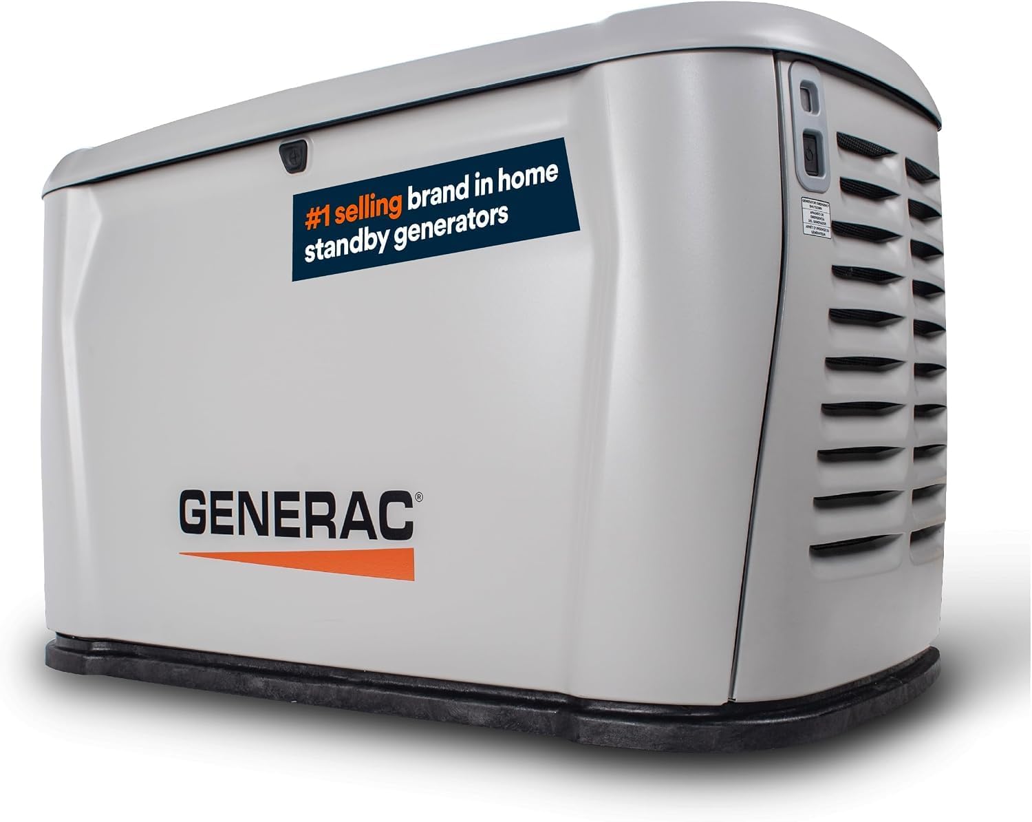 Generac 14kW home standby generator with cellular smart power monitoring