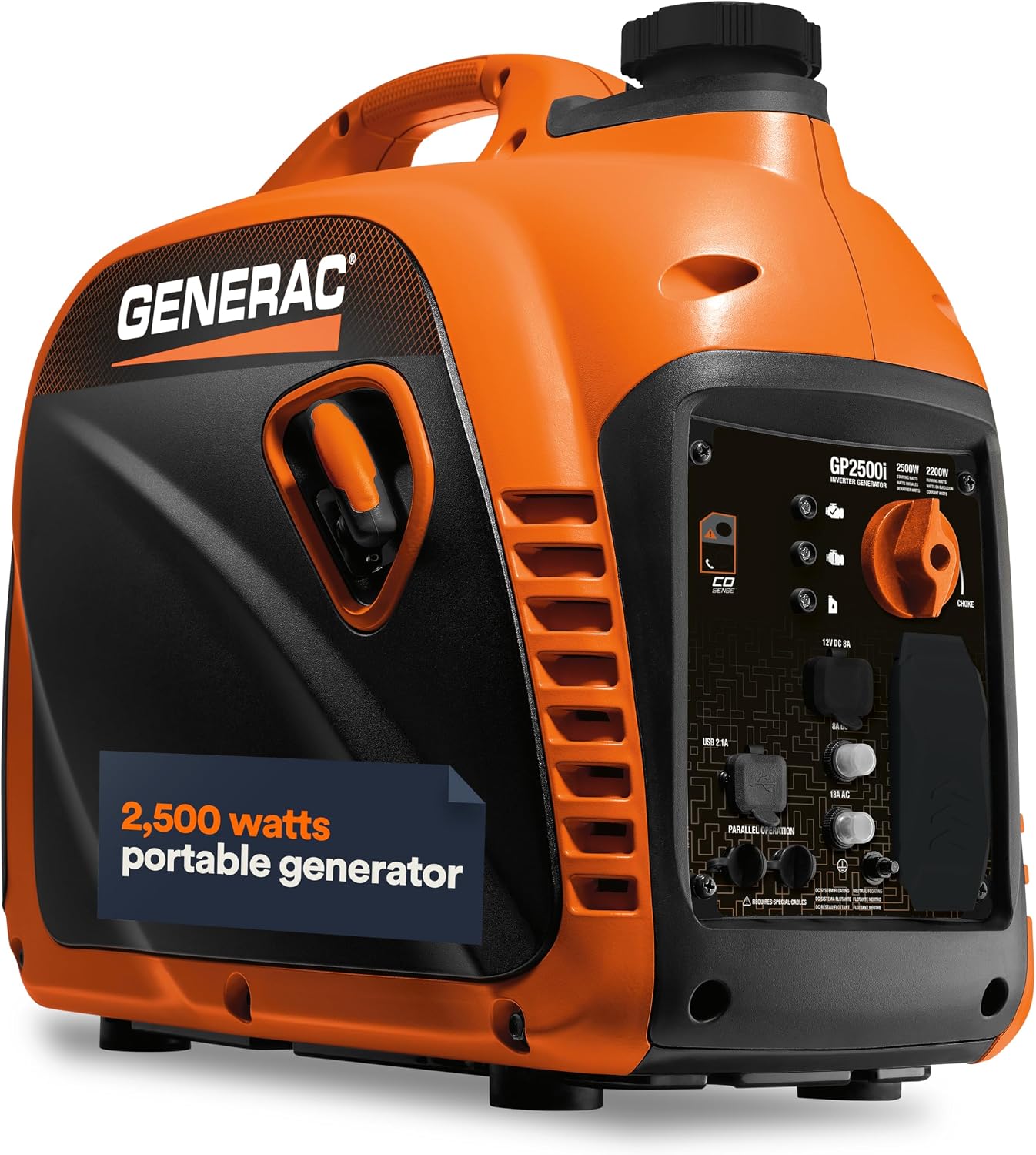 Generac GP2500i 2500W portable inverter generator product photo