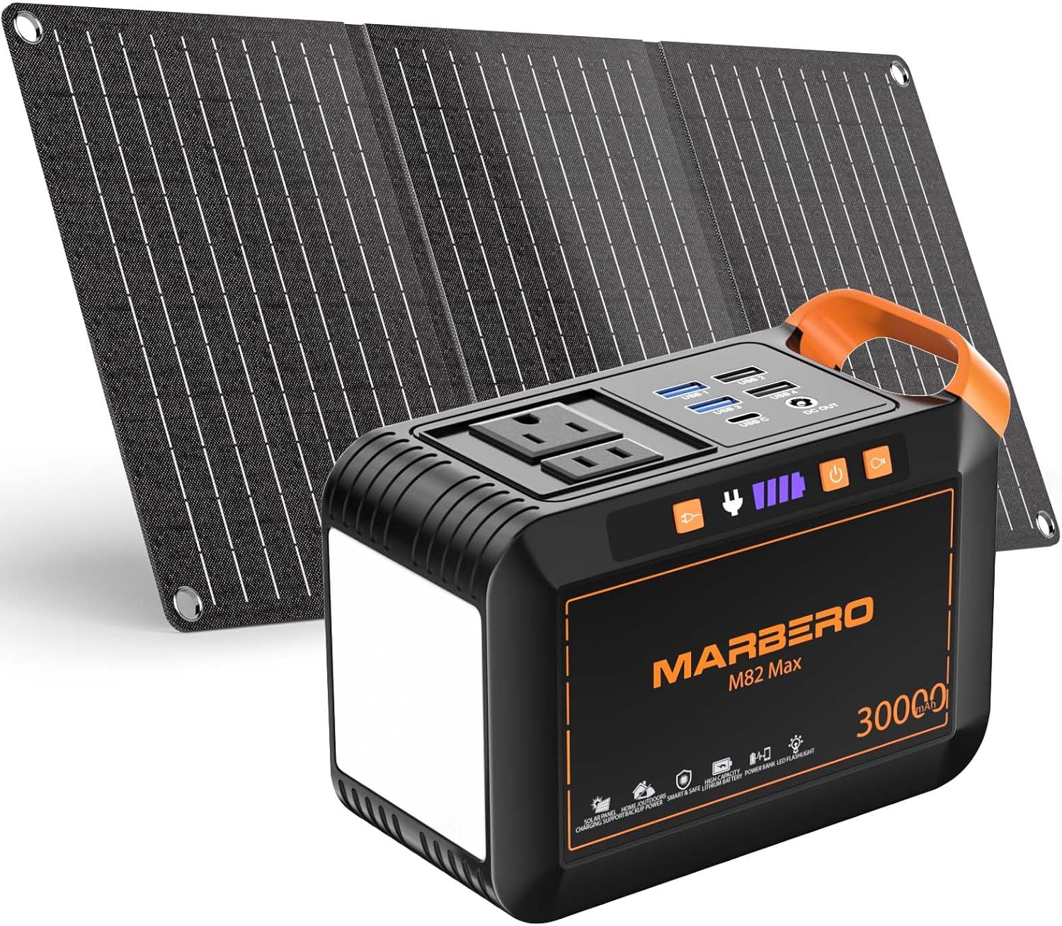 MARBERO 111Wh Solar Kit real product photo