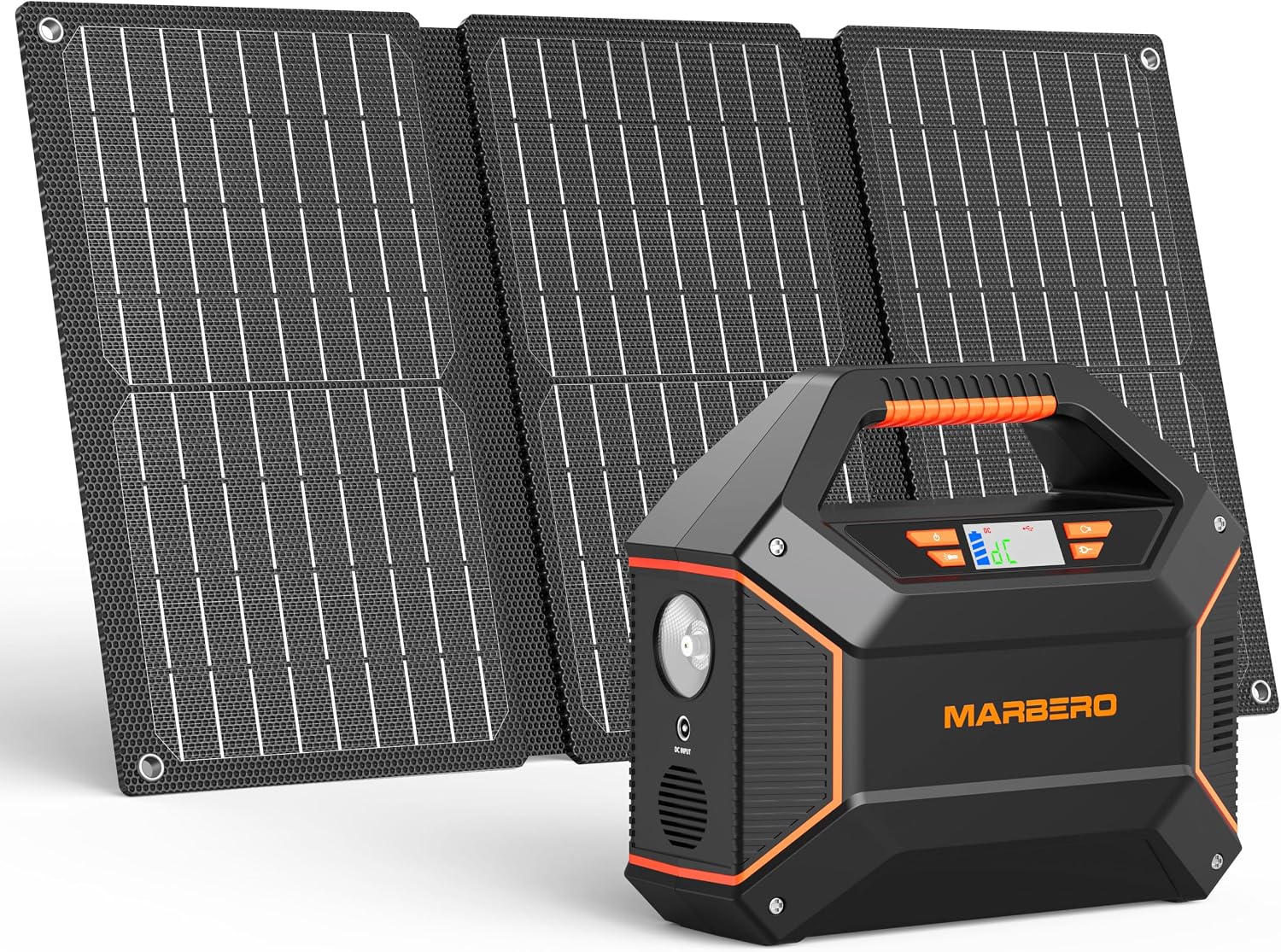 MARBERO 155Wh portable solar power station product image
