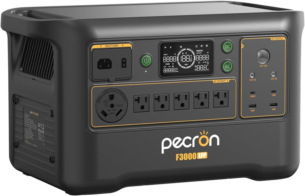 PECRON F3000LFP 3072Wh portable power station product photo