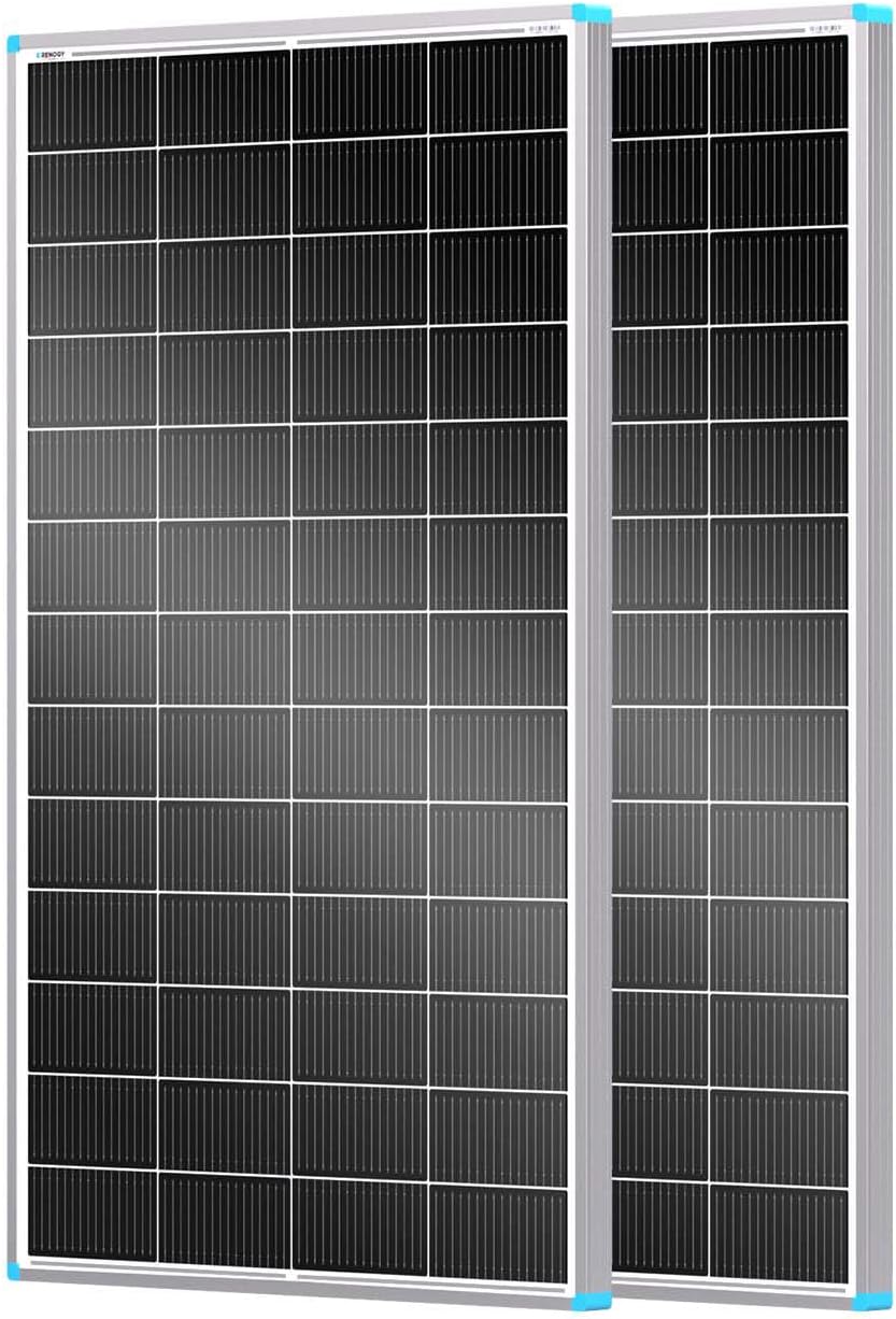 Renogy Solar Panels 400 Watt N-Type, 16BB 25% High-Efficiency | 2PCS 200W Solar Panels for RV Class B Van Marine Cabin Roof Home Farm and Other Off-Grid Systems, IP67