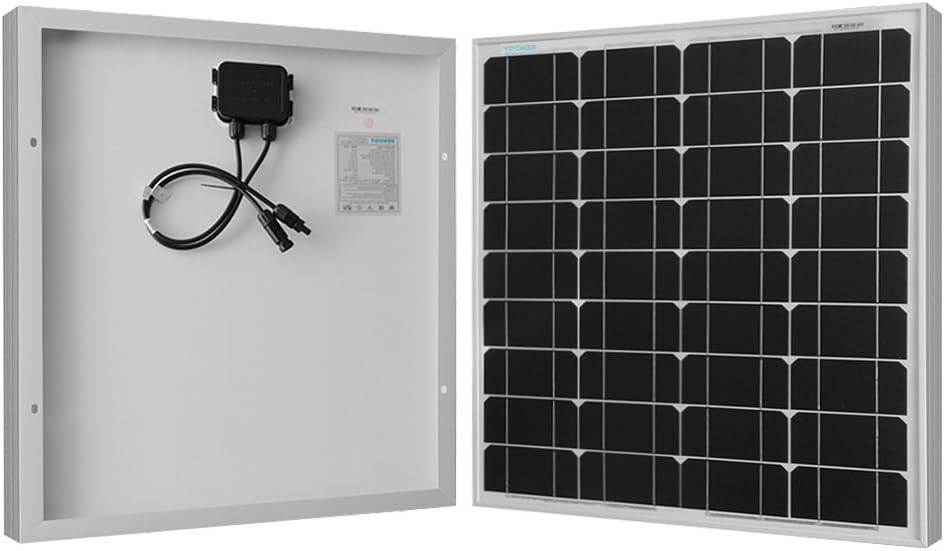 Renogy 50W 12V monocrystalline solar panel product photo