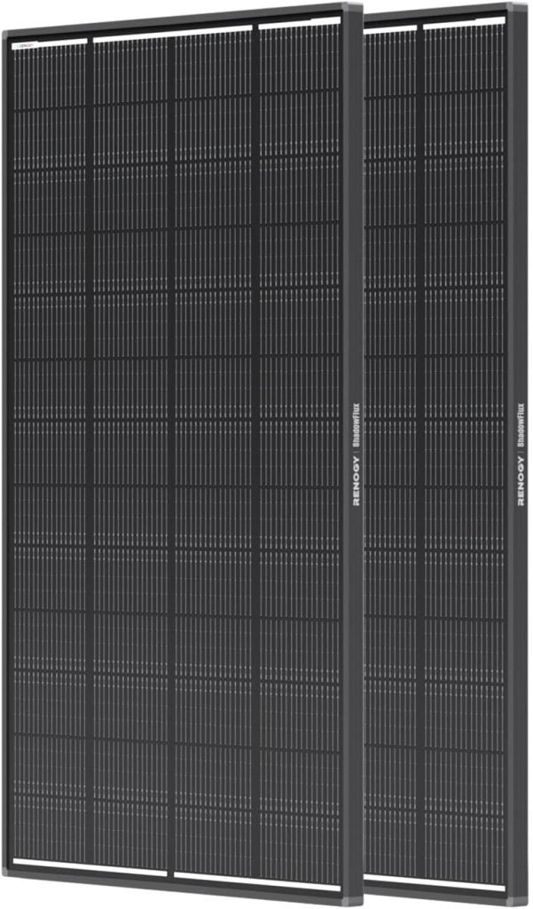 Renogy ShadowFlux 400W N-Type solar panel, real product photo