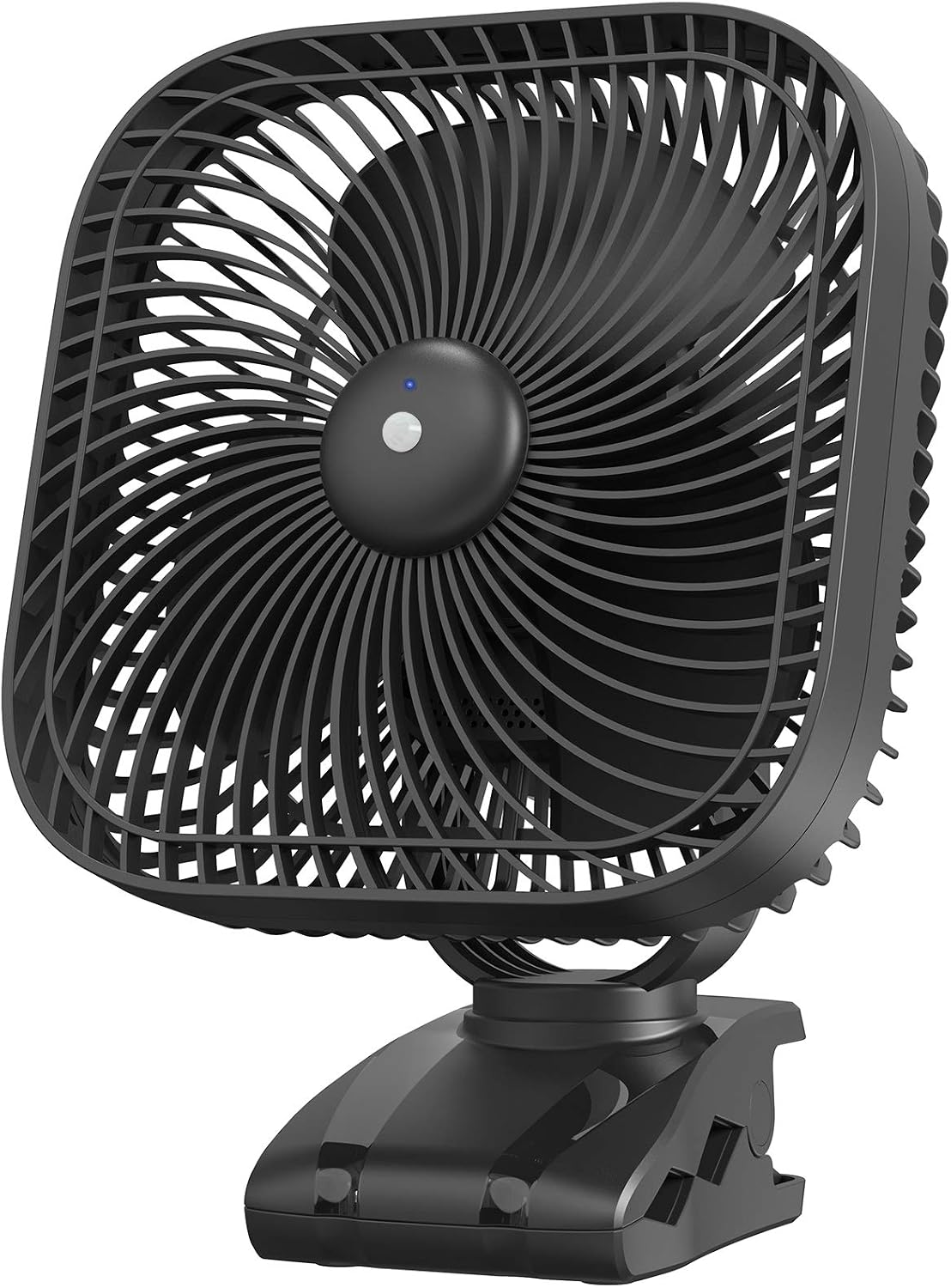 SLENPET 20000mAh Rechargeable Portable Clip-on Fan – Battery Operated, Last 78 Hrs, 4 Speeds with Light & Hook, 8 Inch Personal for Camping, Outdoor, Golf Cart, Stroller & Desk Use - product photo