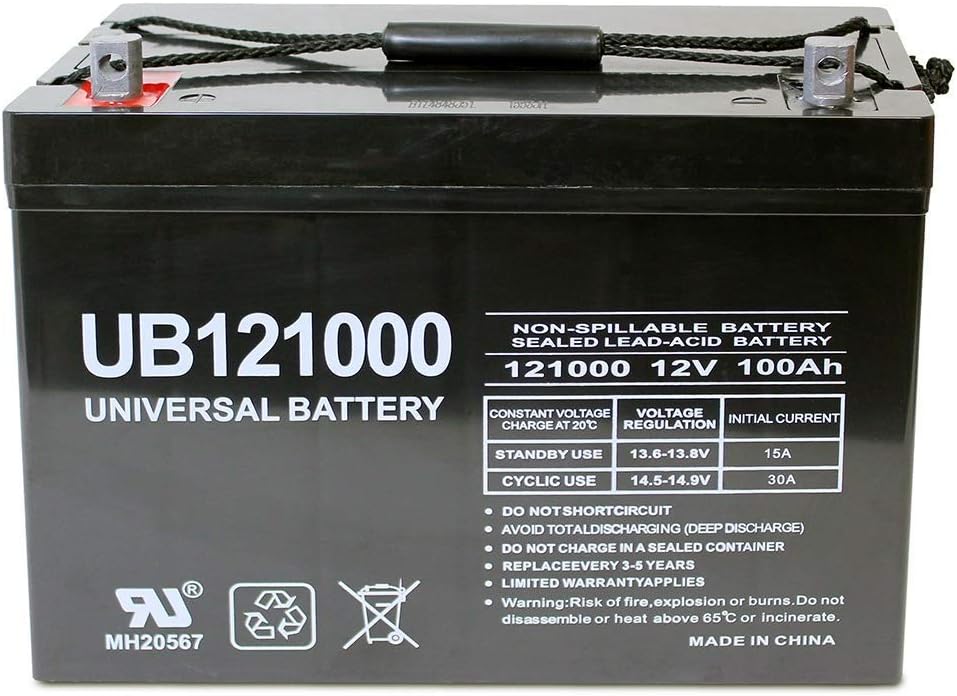 UPG UB121000 12V 100Ah AGM battery product image