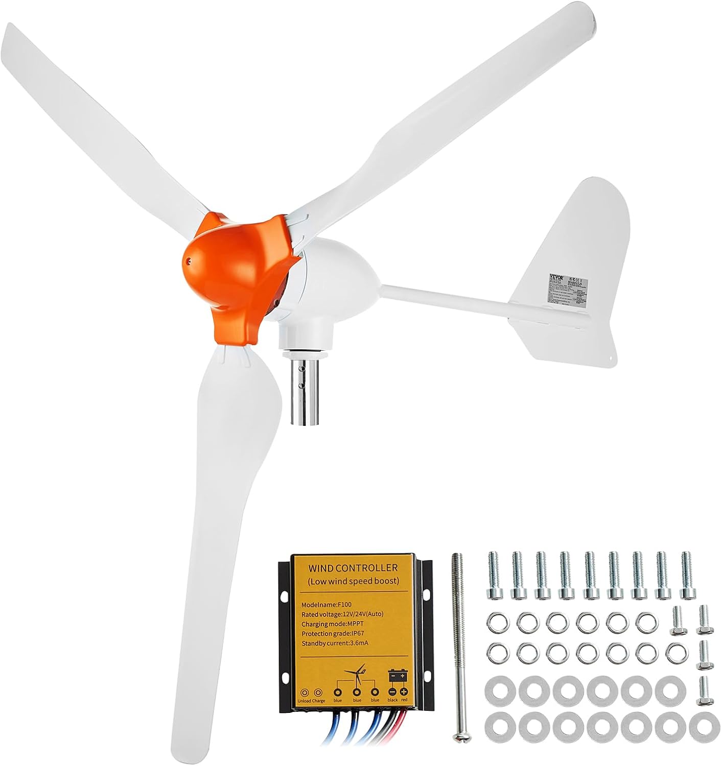 VEVOR 800W 12V wind turbine generator product image