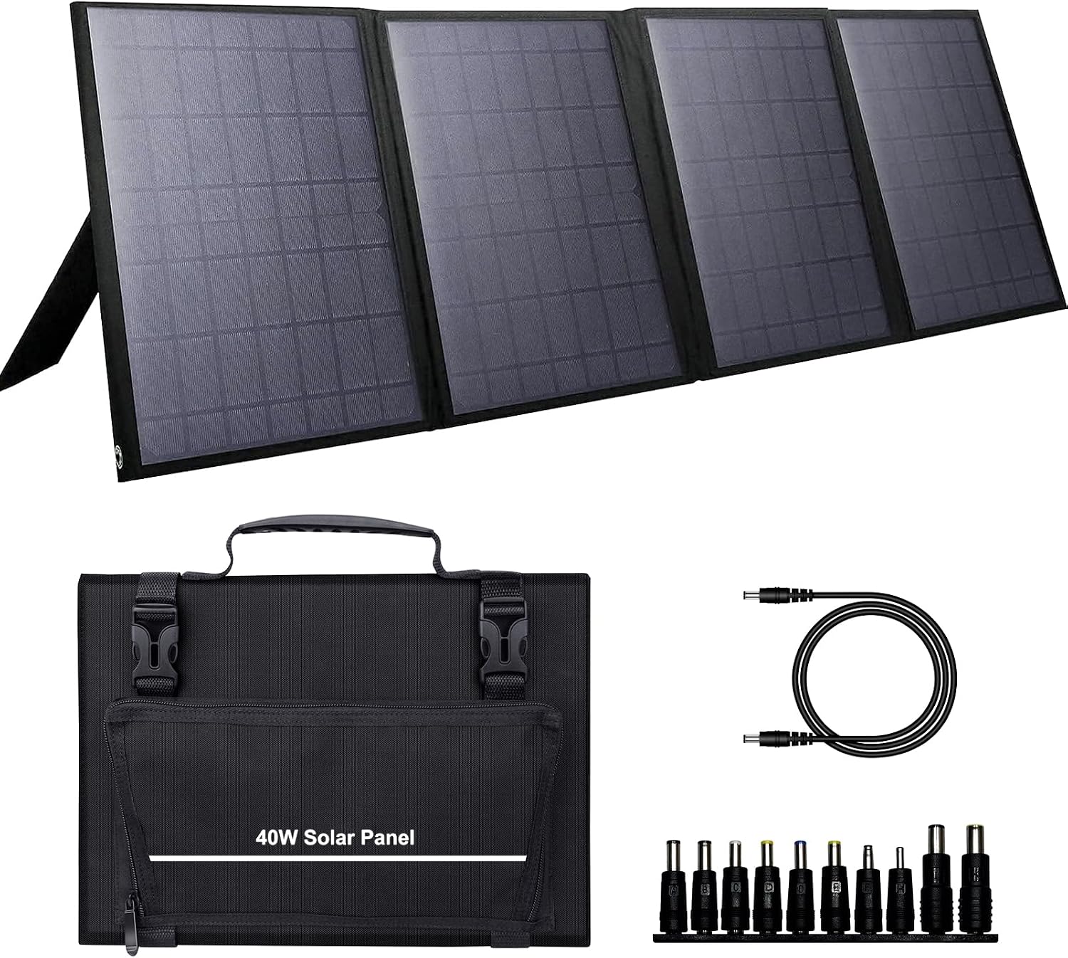 ZeroKor 40W foldable solar panel charger product image