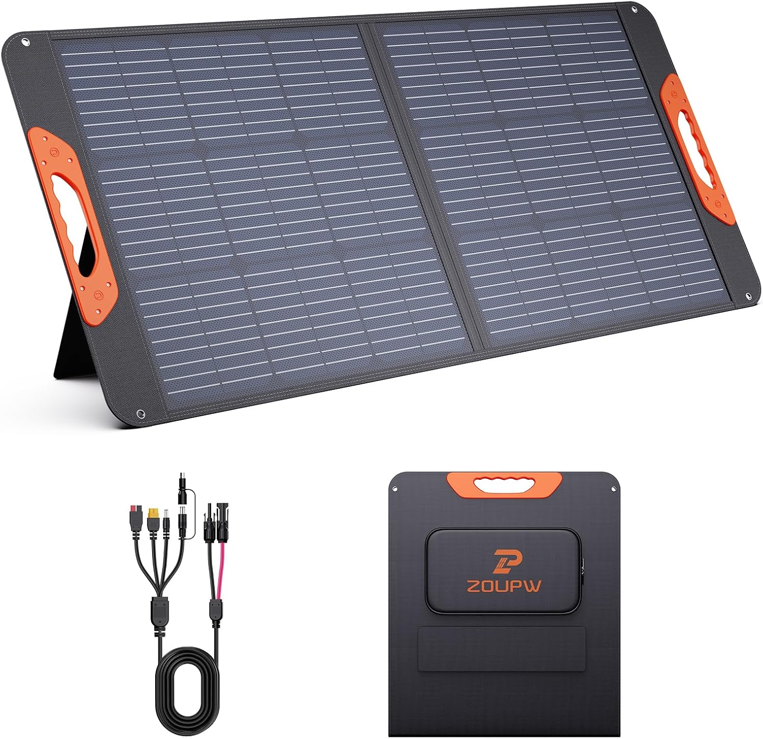 ZOUPW 100W portable foldable solar panel product photo